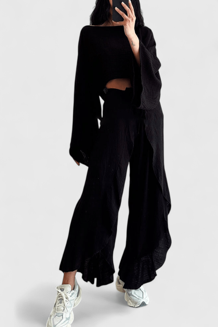 Set Elsie a maniche lunghe