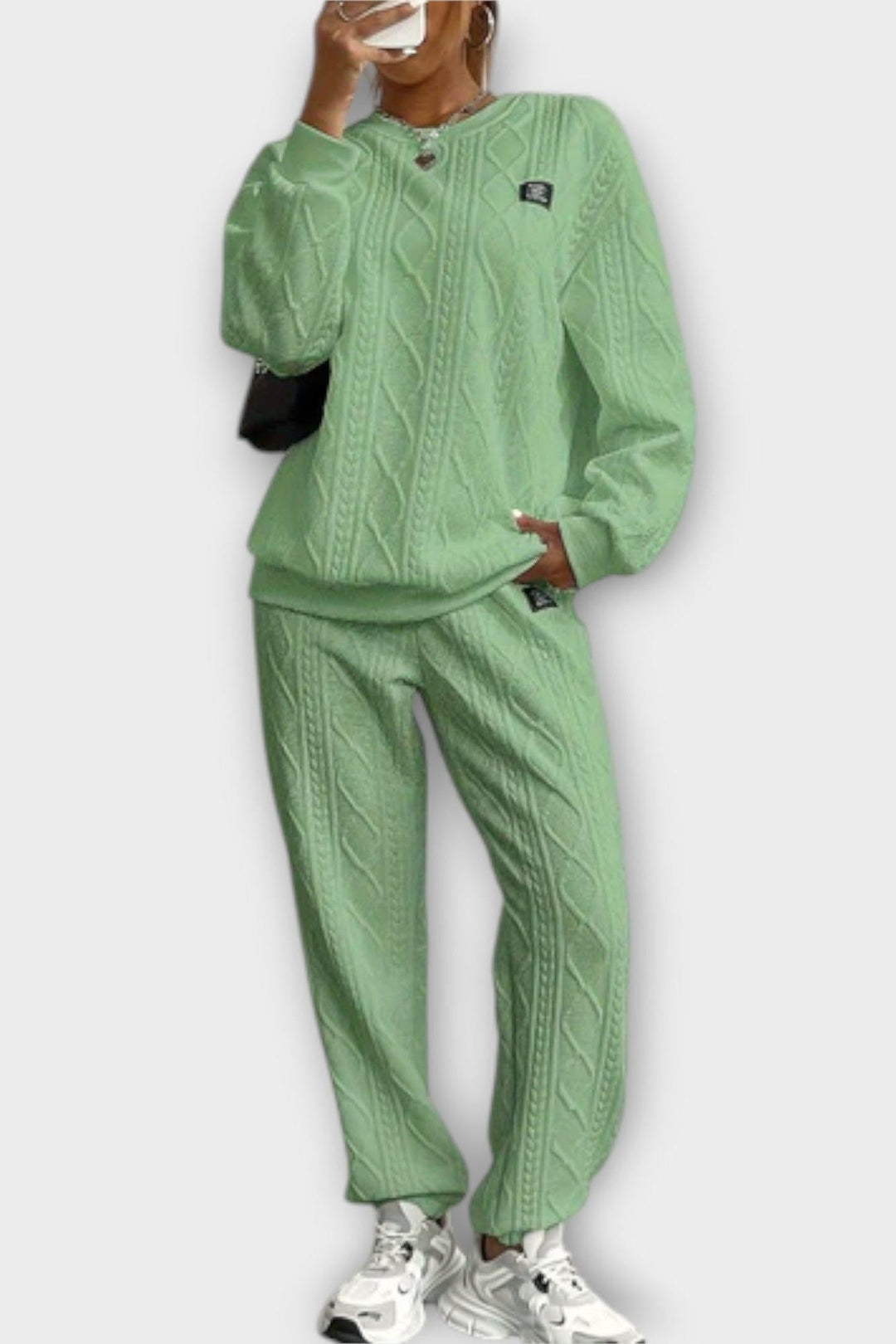 Set Evlalija con maniche lunghe