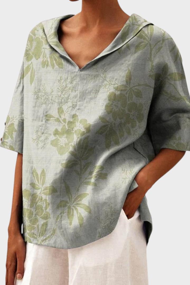 Flávia - Top in lino alla moda