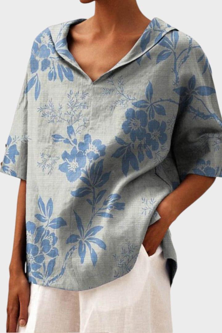 Flávia - Top in lino alla moda