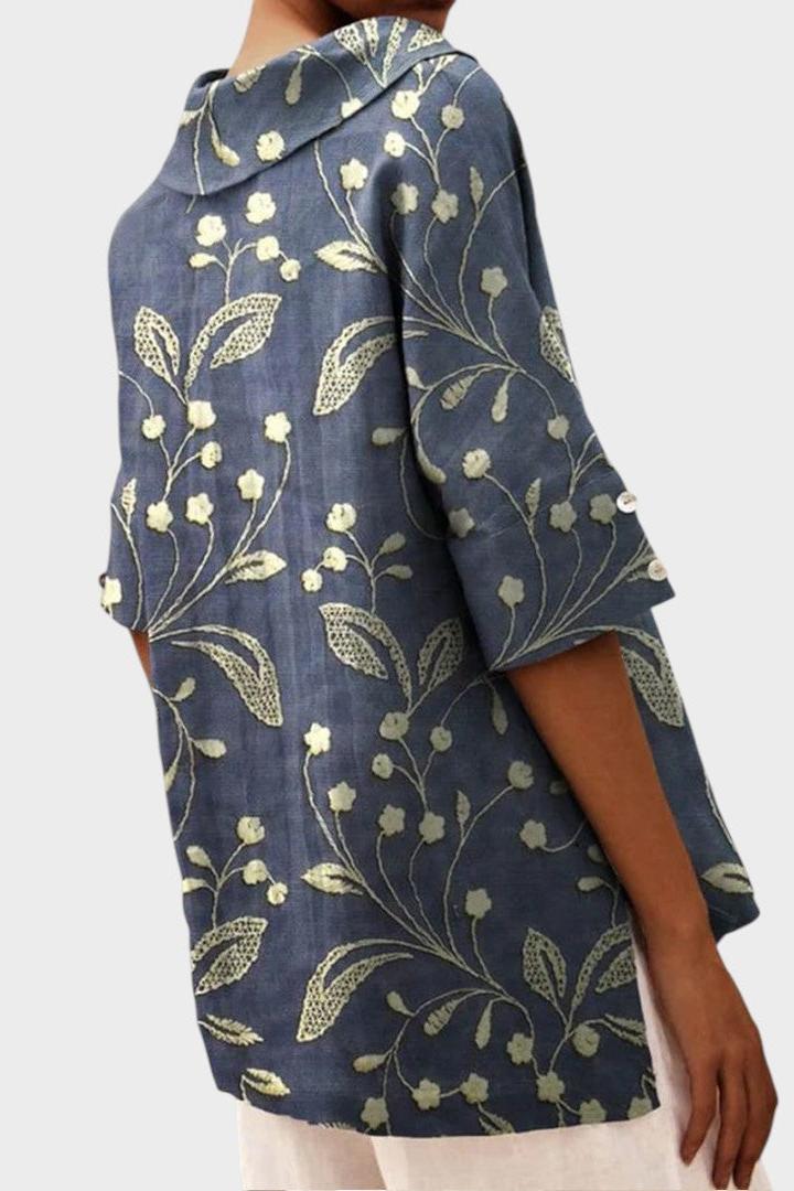 Flávia - Top in lino alla moda