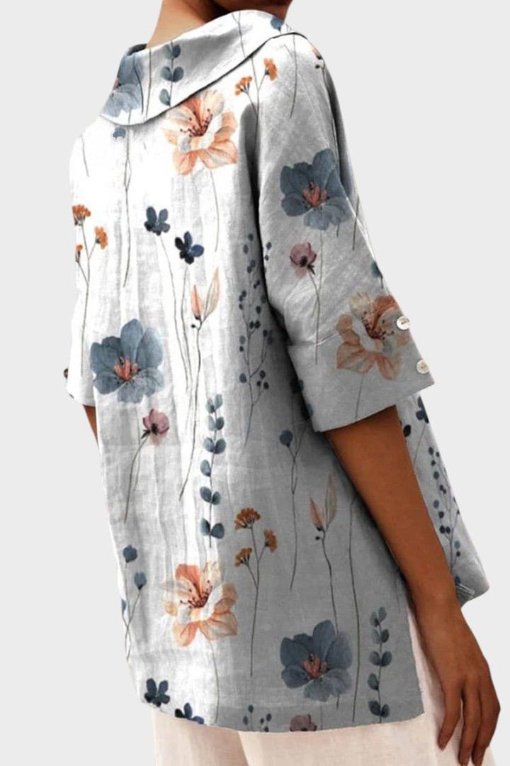 Flávia - Top in lino alla moda