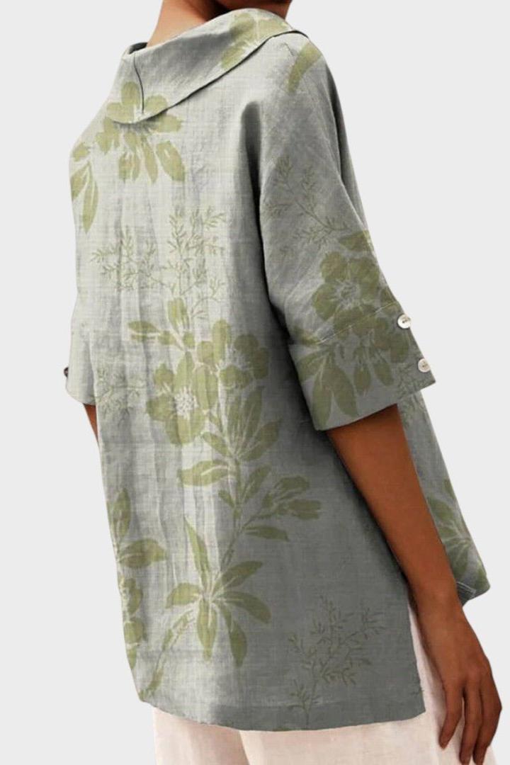 Flávia - Top in lino alla moda