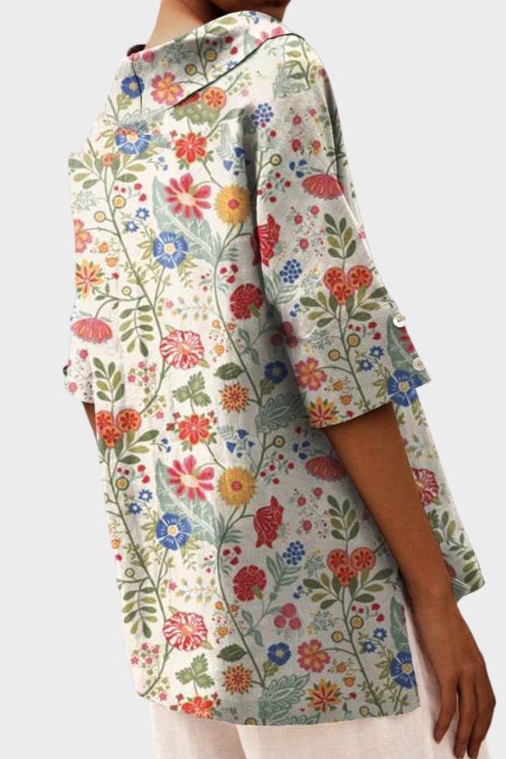 Flávia - Top in lino alla moda