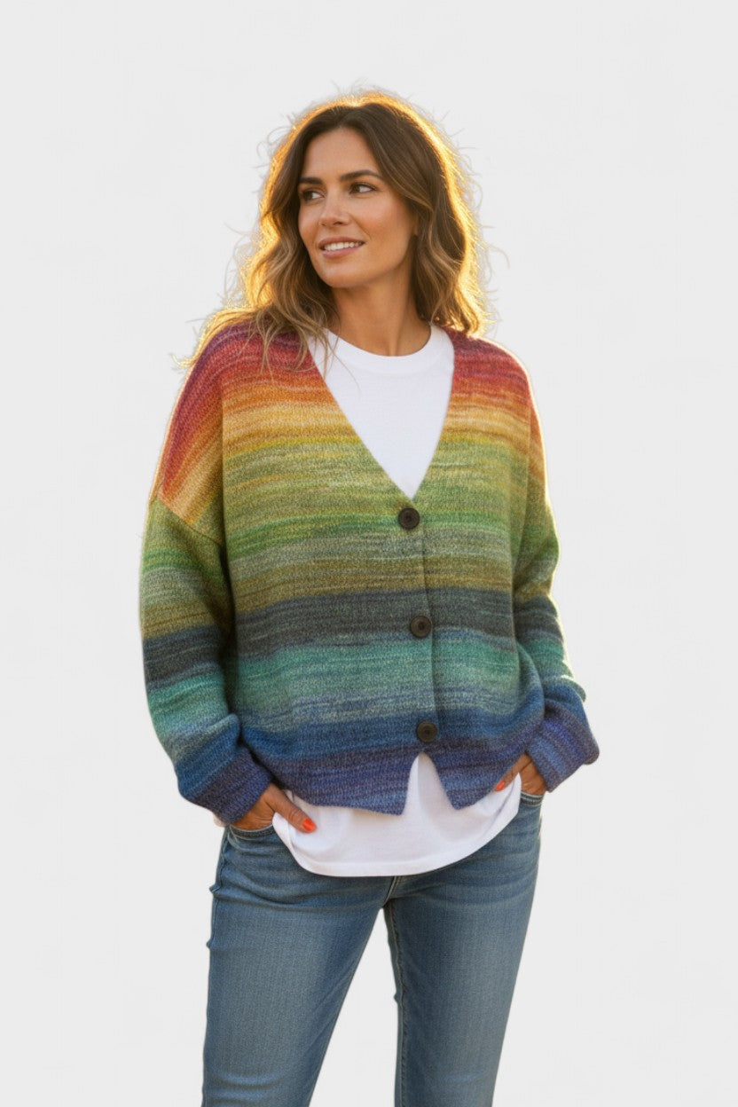 Fran™ | Cardigan vivace con bottoni