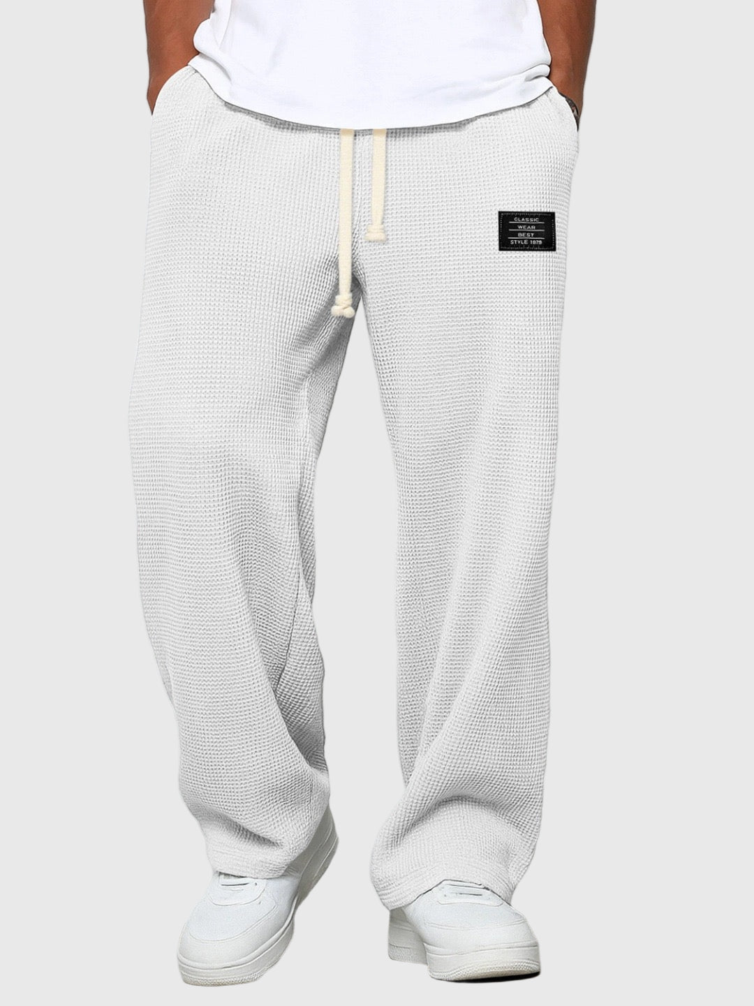 Marek | Pantaloni larghi con vita regolabile