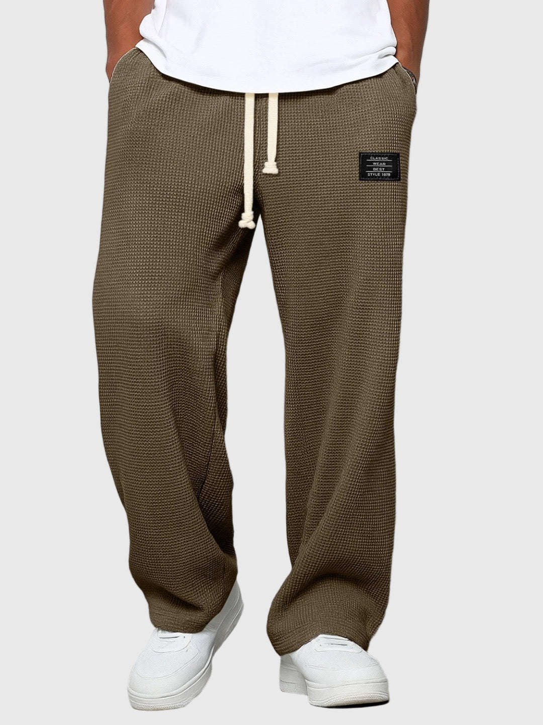 Marek | Pantaloni larghi con vita regolabile