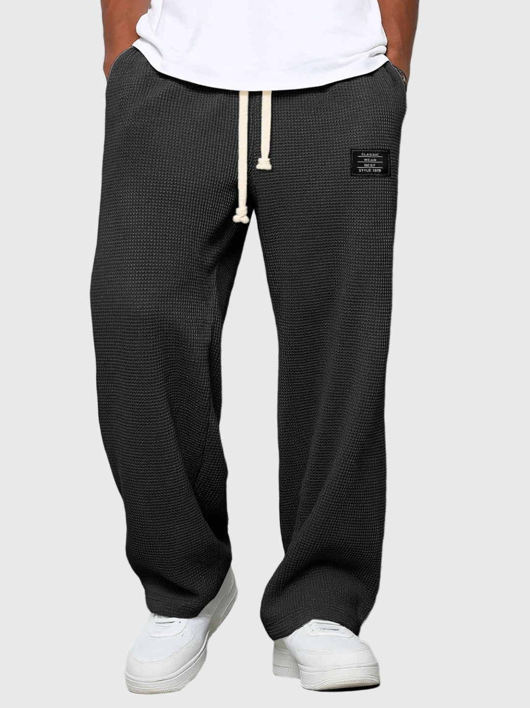 Marek | Pantaloni larghi con vita regolabile