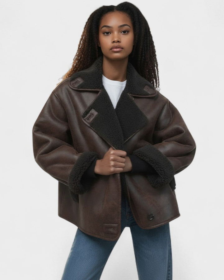 Isabelle™ Giacca in Pelle Donna