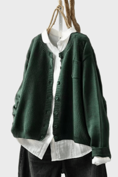 Cardigan lavorato a maglia morbido