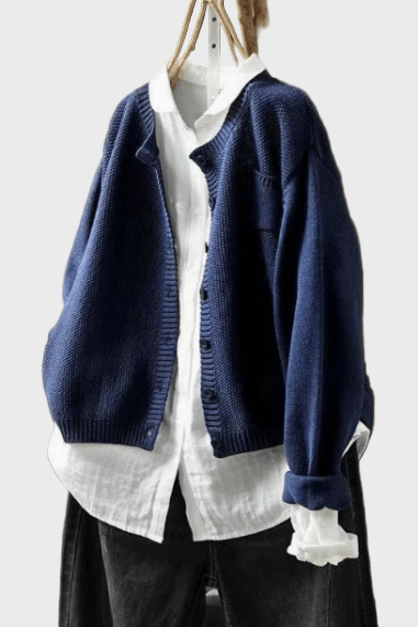 Cardigan lavorato a maglia morbido