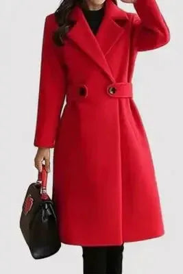 Cappotto con cintura