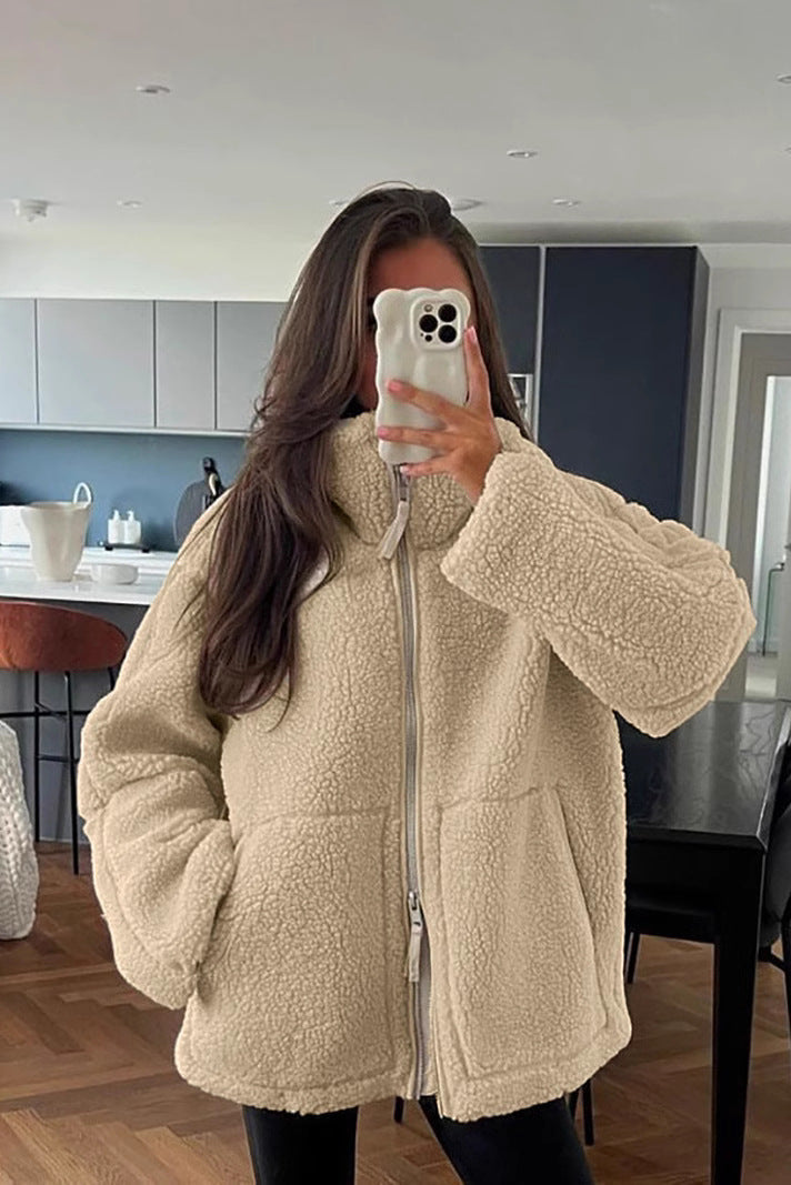 Kaja™ | Elegante cappotto teddy