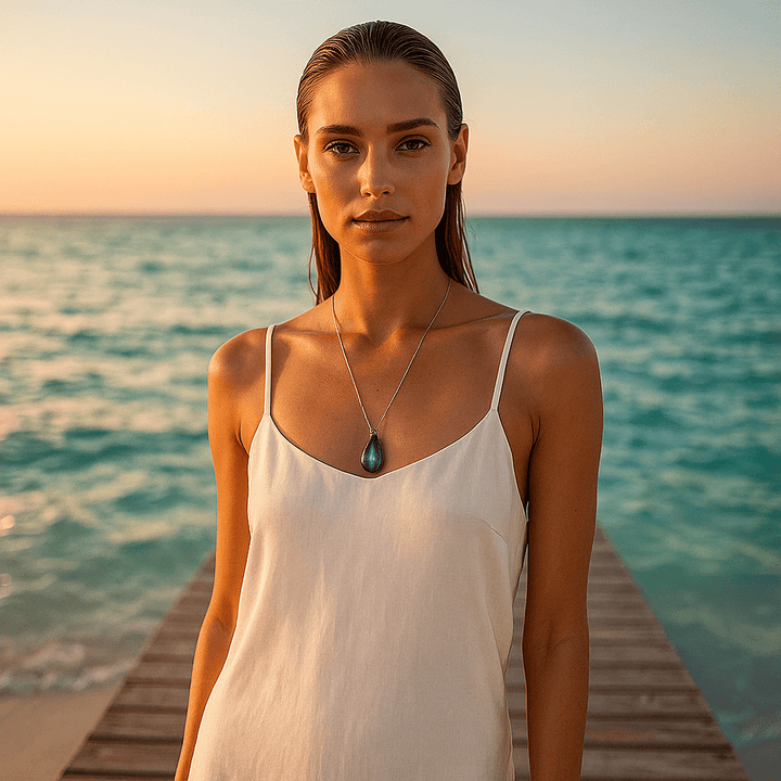 Collana in Labradorite