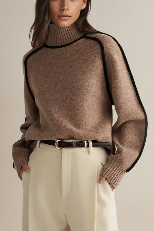 Lara™ Maglione con Collo Alto