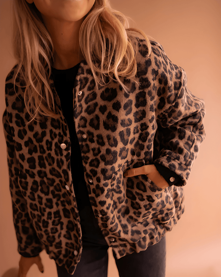 Leona – Bomber leopardato