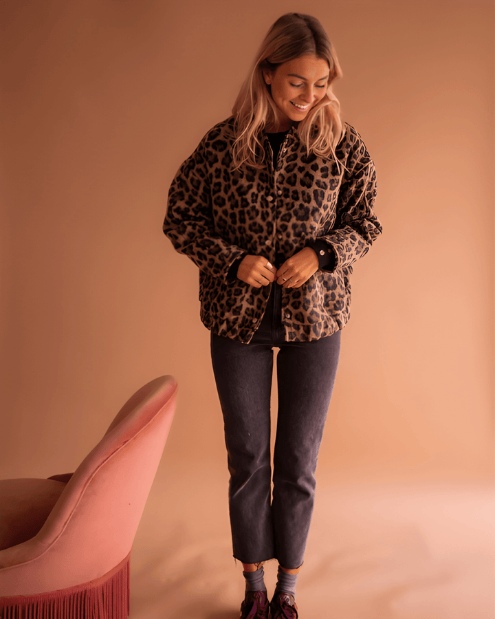 Leona – Bomber leopardato