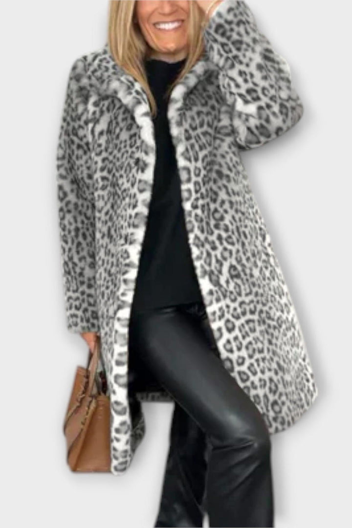 Cappotto leopardato