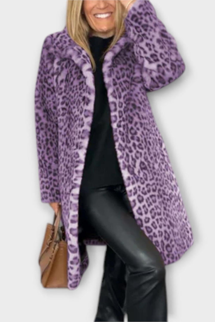 Cappotto leopardato