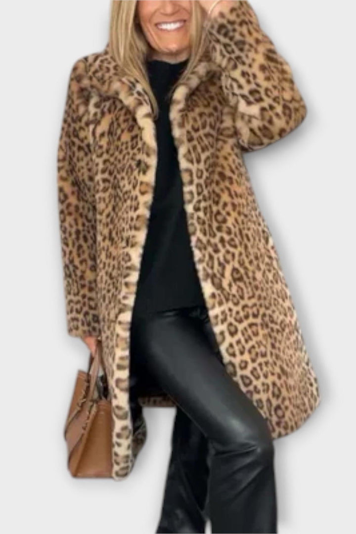 Cappotto leopardato