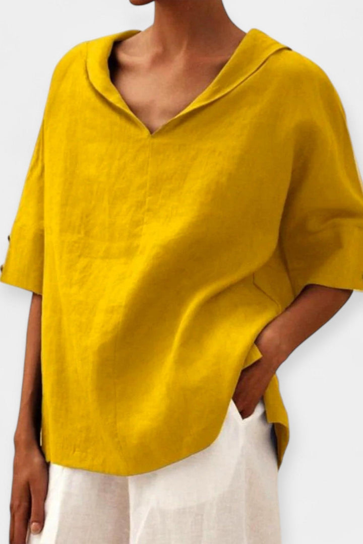 Camicia in lino morbido