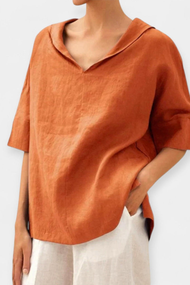 Camicia in lino morbido