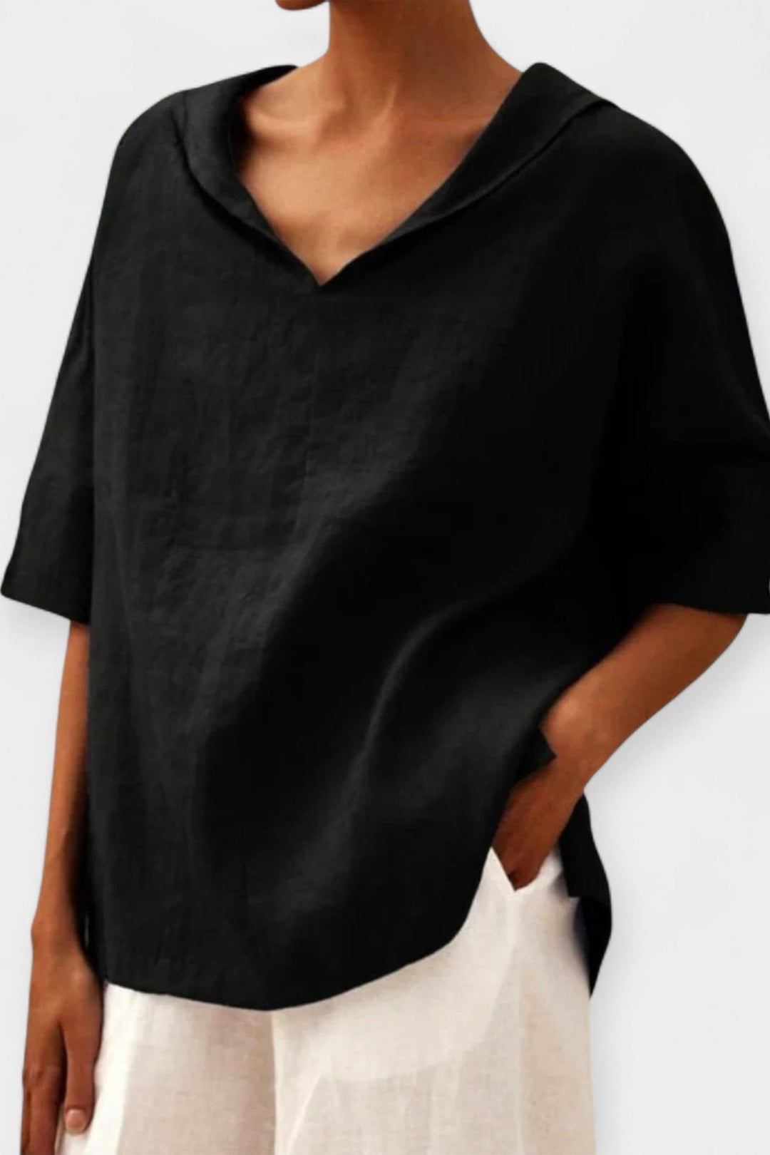 Camicia in lino morbido