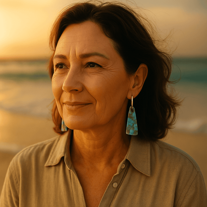 Orecchini lagunari blu