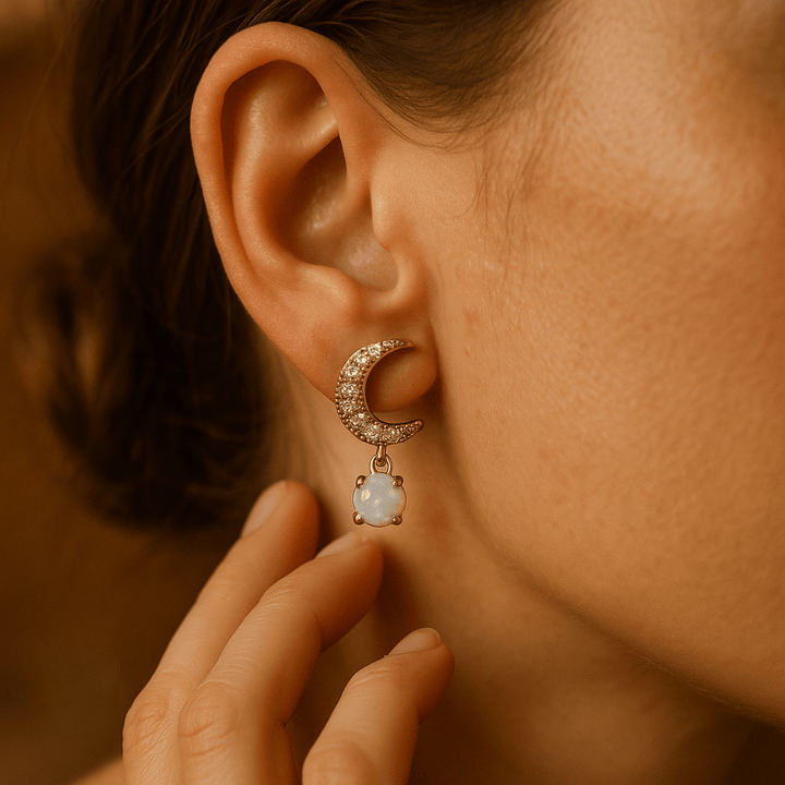 Orecchini in perle naturali