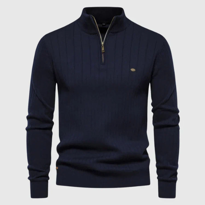 Richard | Maglione con zip al collo