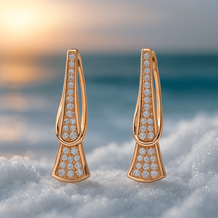 Orecchini romantici fatti a mano