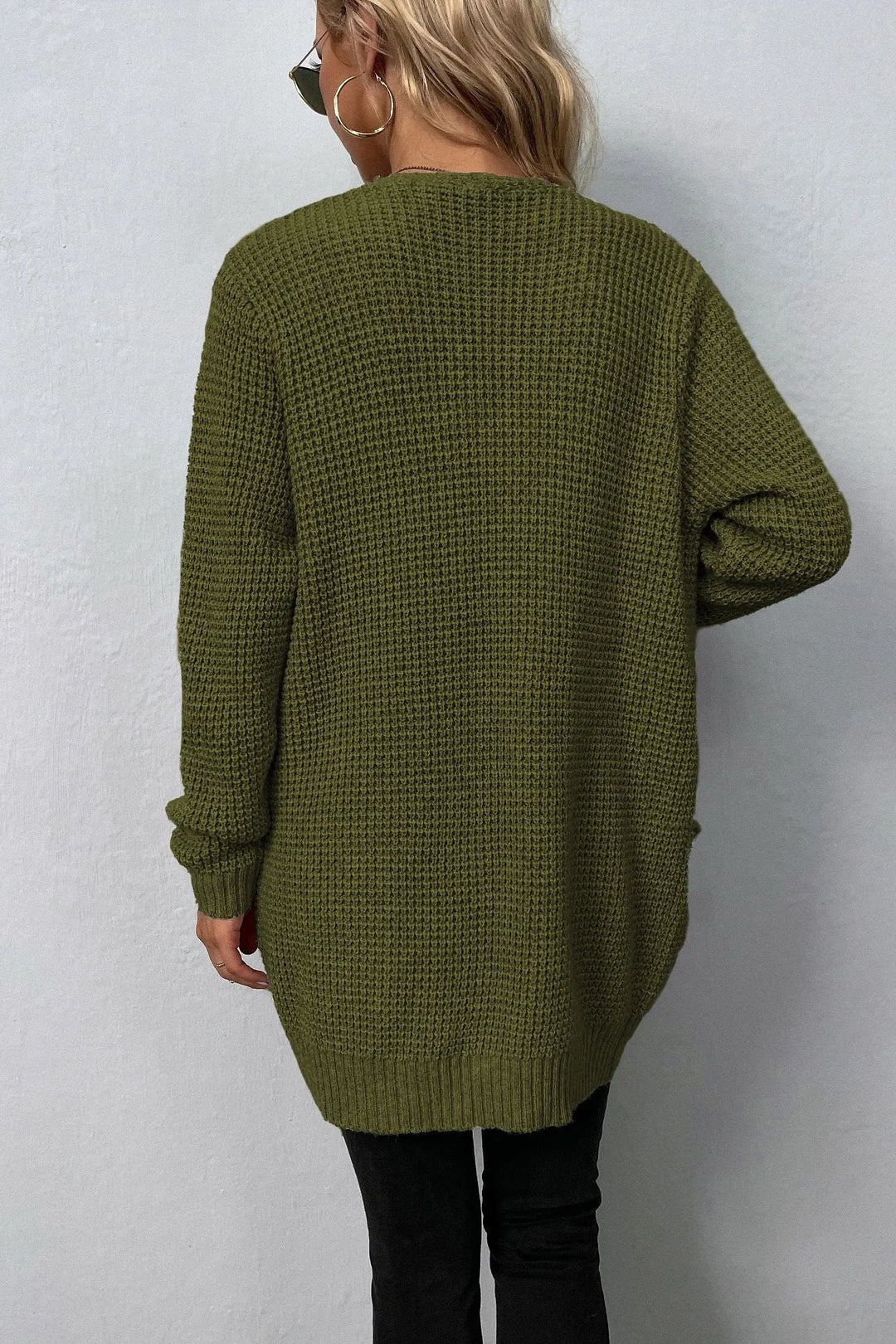 Cardigan aperto rosa