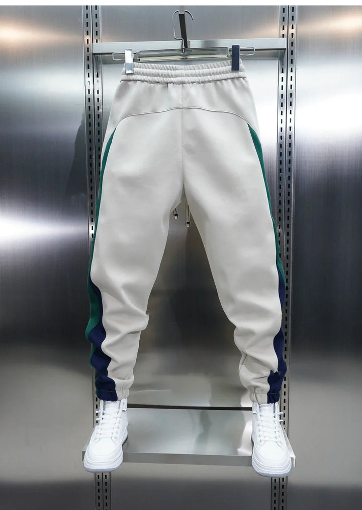 Laurent™ | Pantaloni Trend con Strisce Contrastanti