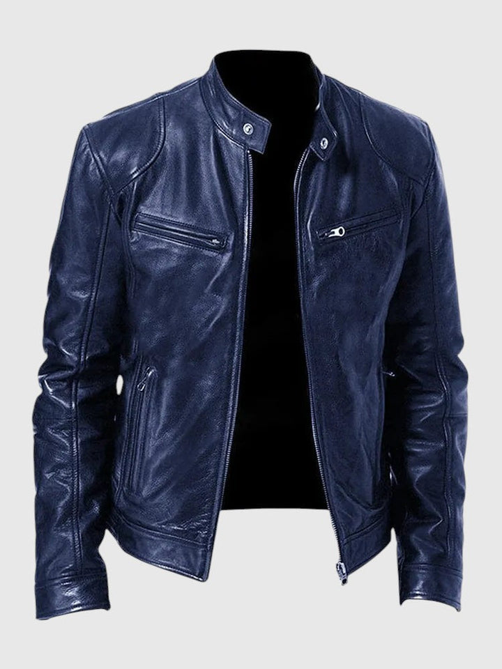 Henry - Giacca in pelle casual per uomo