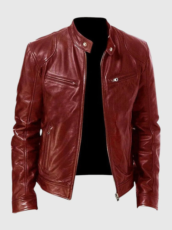 Henry - Giacca in pelle casual per uomo