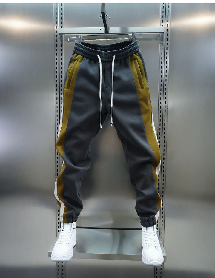 Laurent™ | Pantaloni Trend con Strisce Contrastanti
