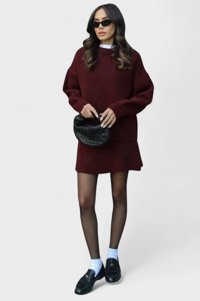 Sanna™ | Completo lavorato a maglia