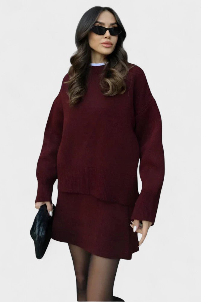 Sanna™ | Completo lavorato a maglia