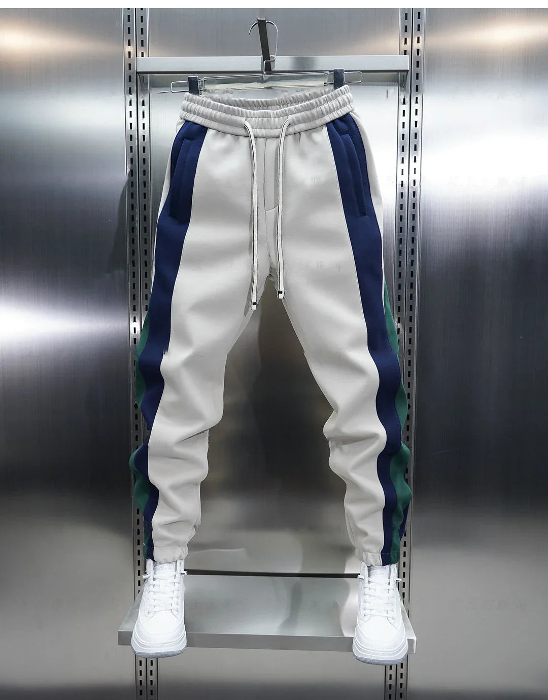 Laurent™ | Pantaloni Trend con Strisce Contrastanti