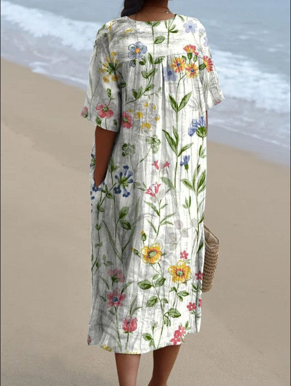 Benthe™ | Abito Vintage a Fiori