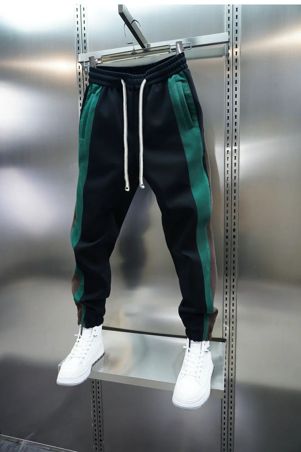 Laurent™ | Pantaloni Trend con Strisce Contrastanti