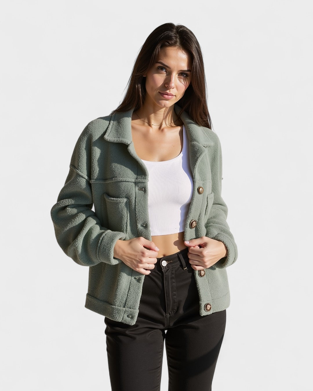 Selina™ Fleece bunda – Eleganza nel calore