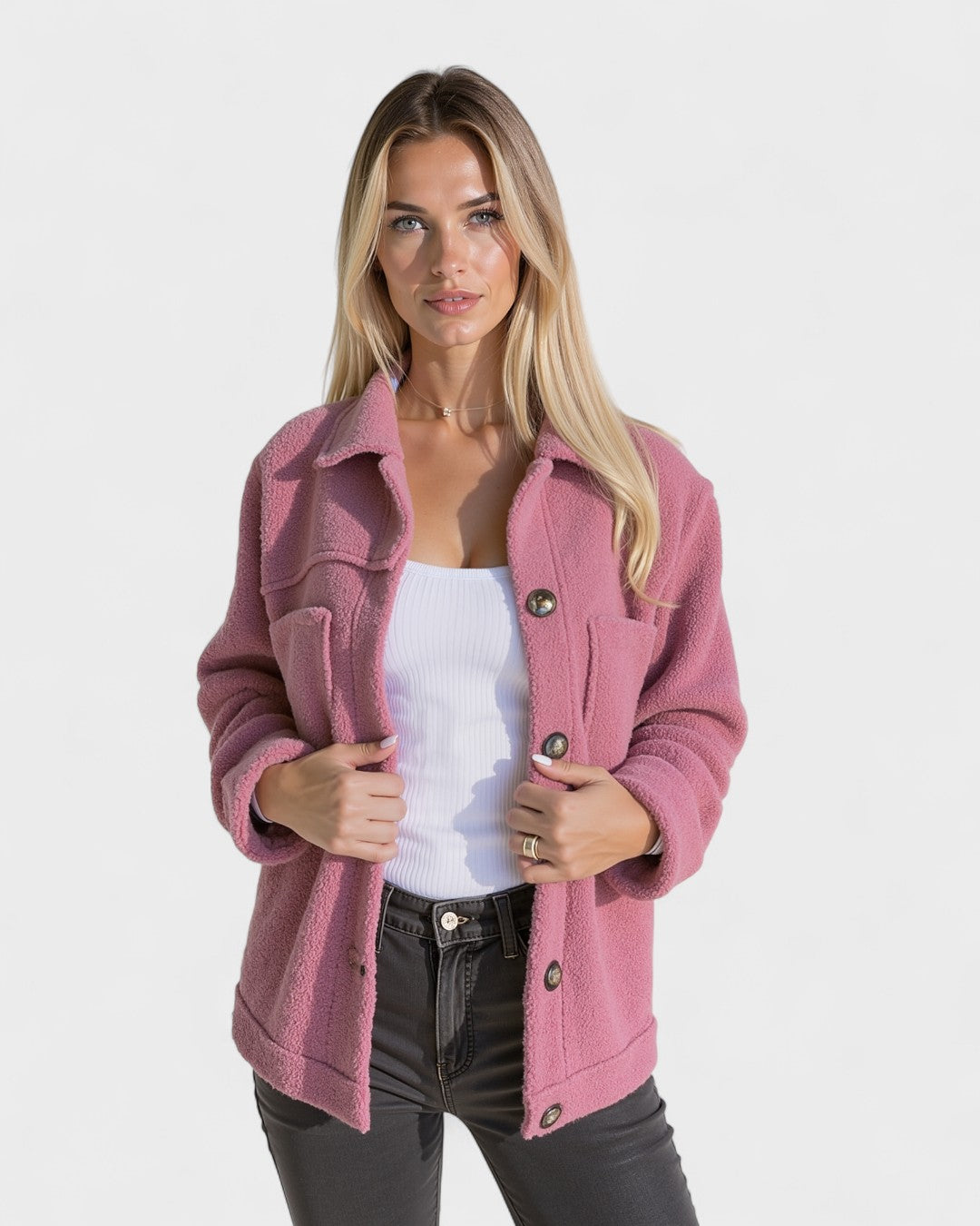 Selina™ Fleece bunda – Eleganza nel calore