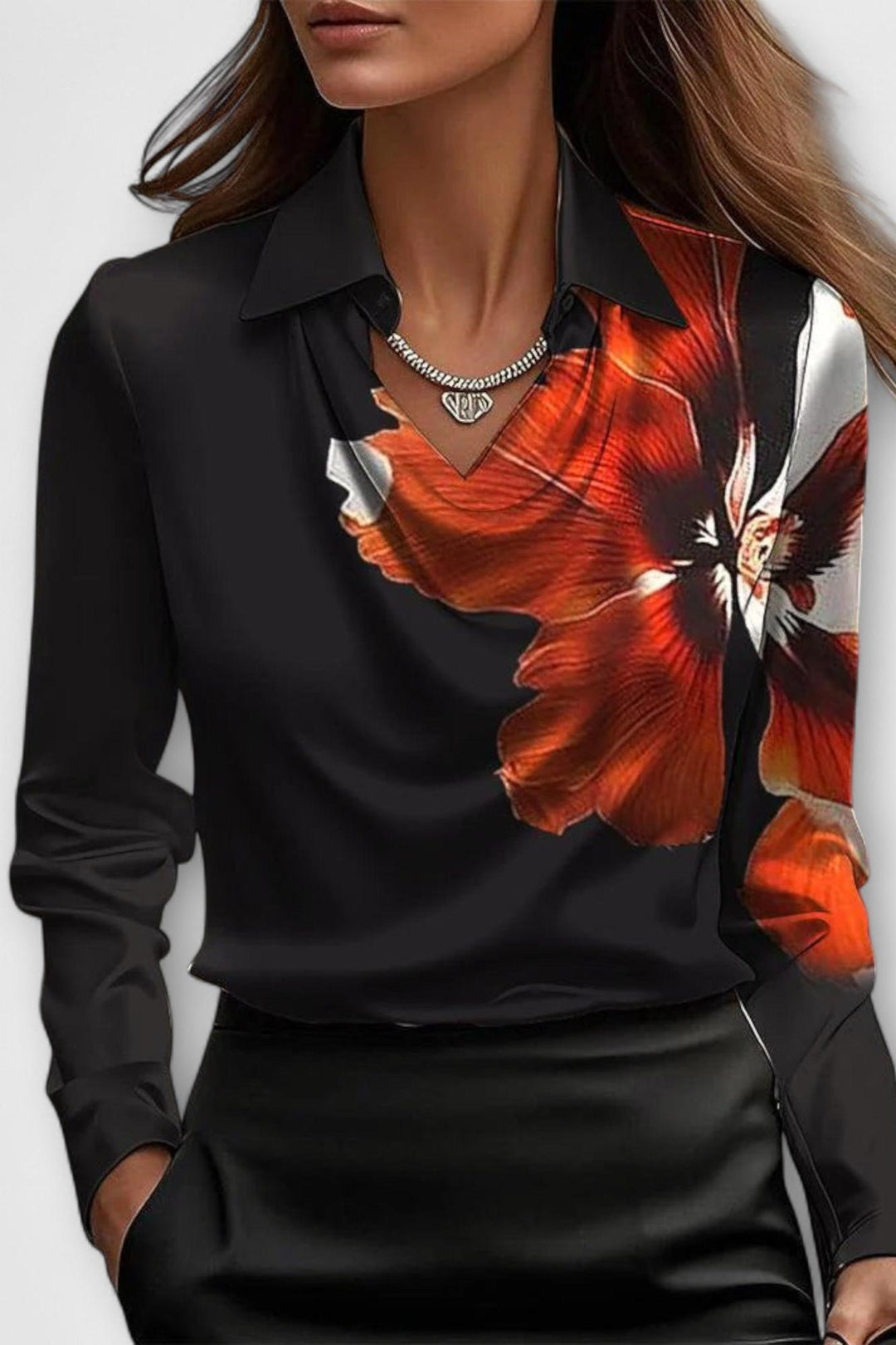 Sofia - Blusa lucida