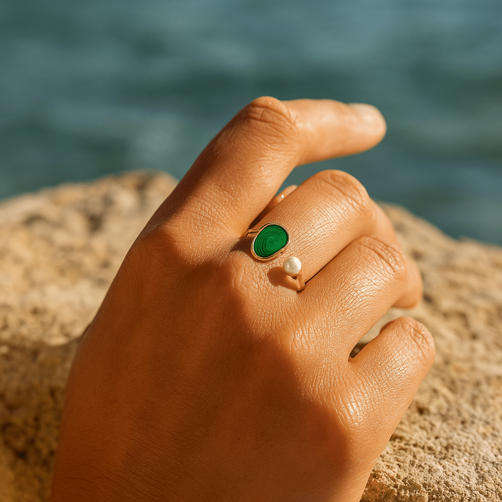 Danza nelle profondità marine argento 925