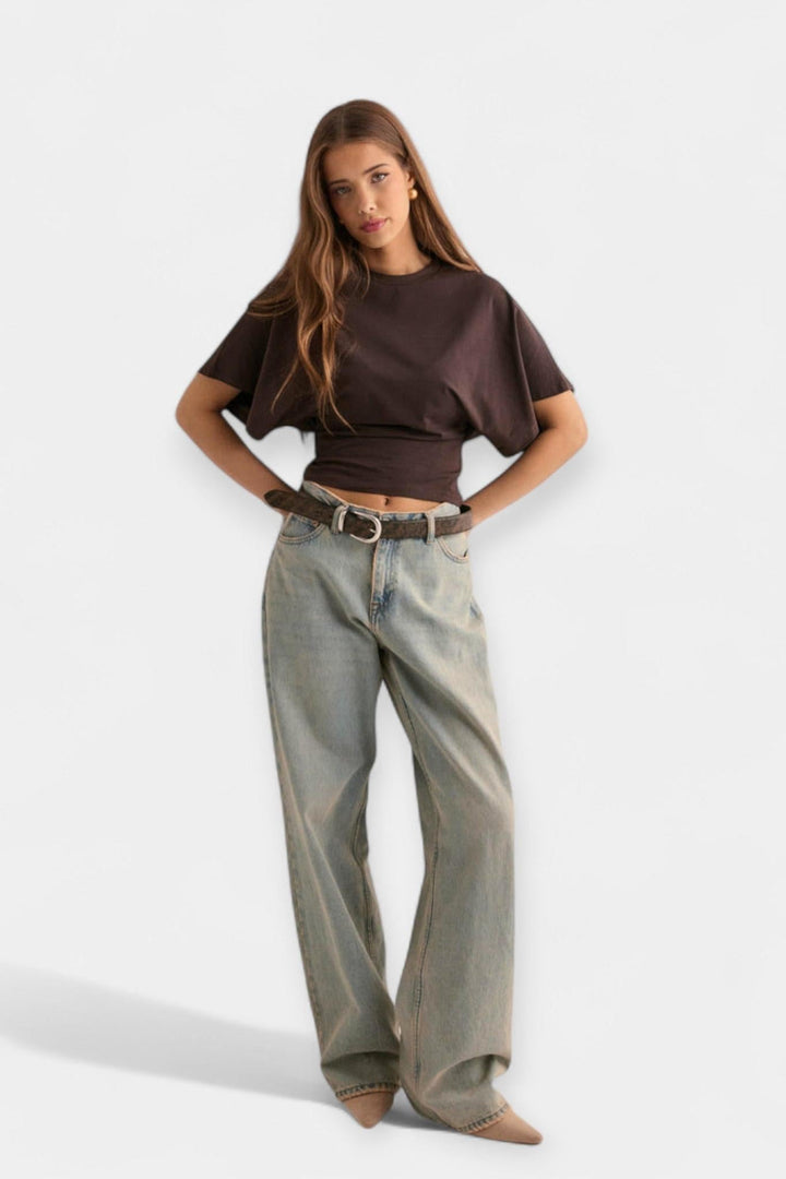 Maglietta con maniche larghe e comode