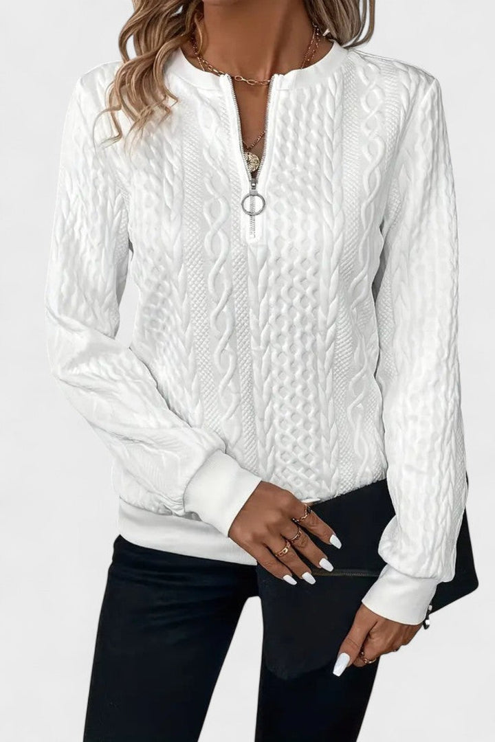 Nela™ | Maglione con zip per donne