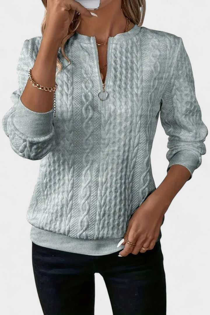 Nela™ | Maglione con zip per donne