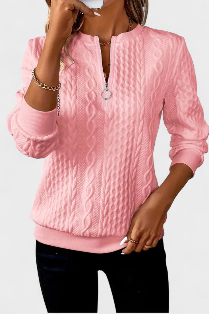 Nela™ | Maglione con zip per donne