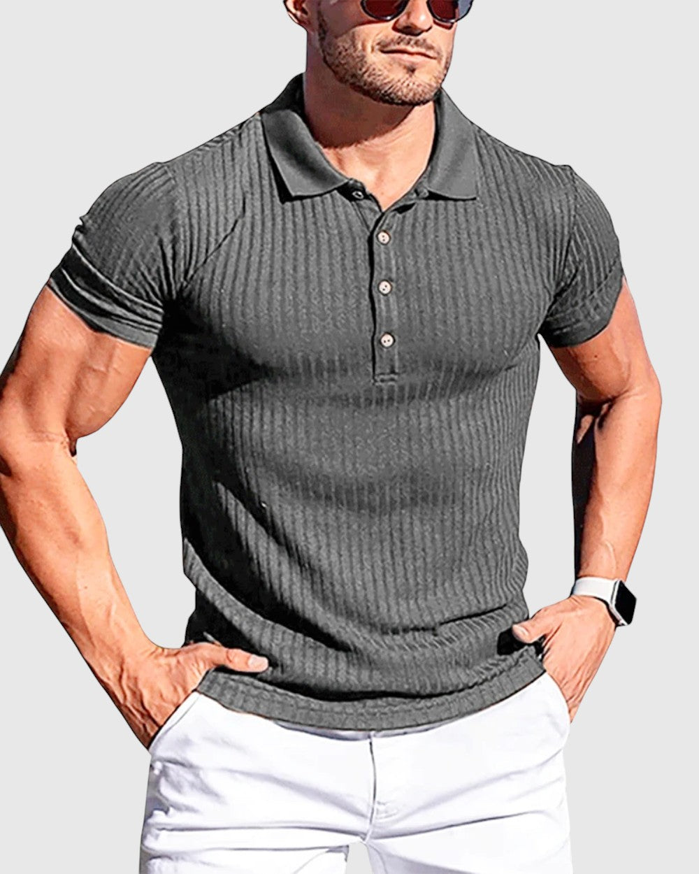 Libor | Polo elegante a righe